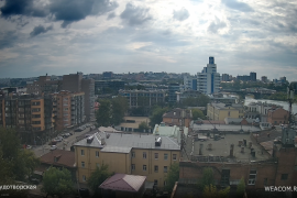г. Иркутск, ул. Чудотворская, вид на город
