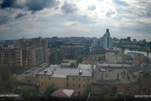 г. Иркутск, ул. Чудотворская, вид на город